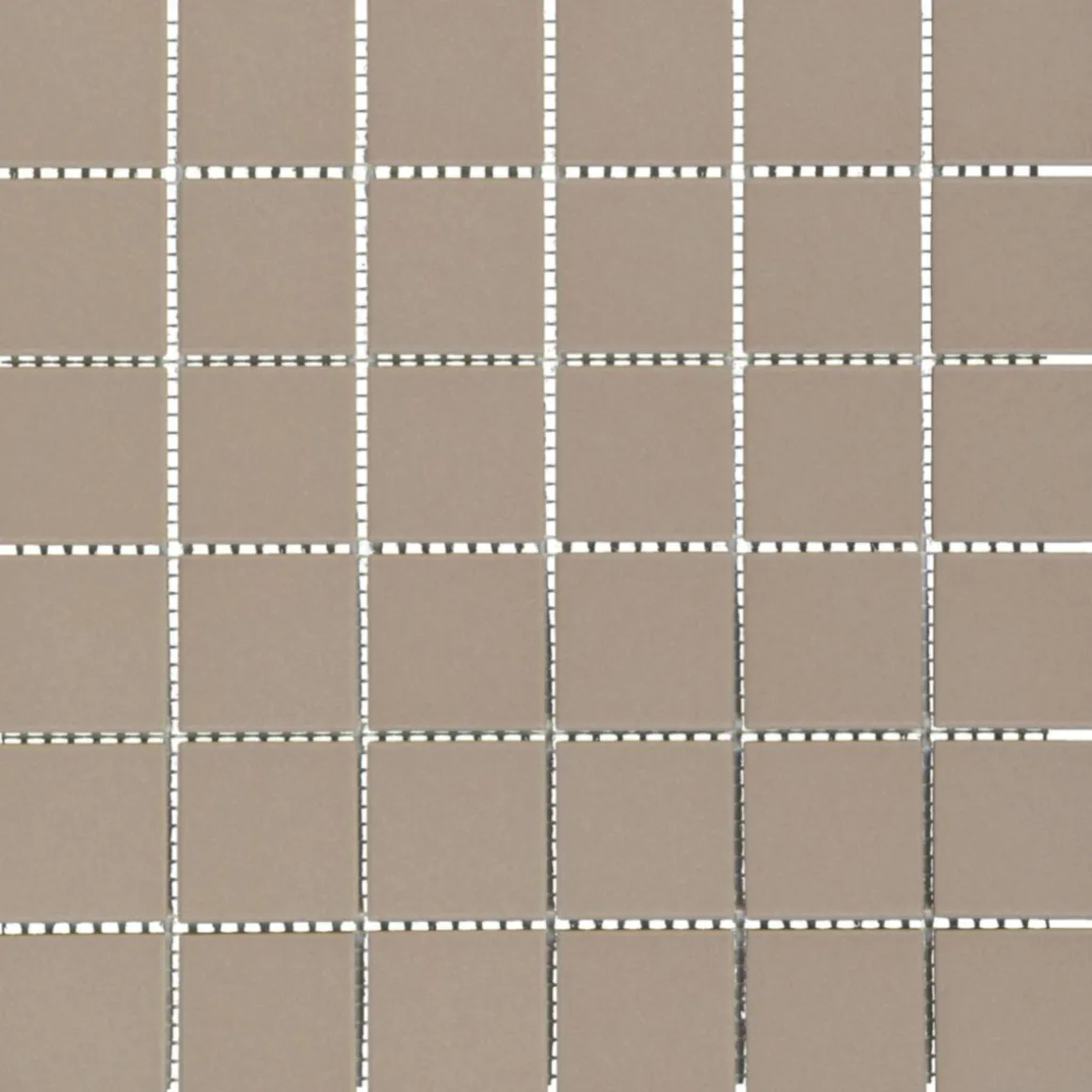Mosaikfliese Vitra Uni Dark Mink 30 x 30 cm