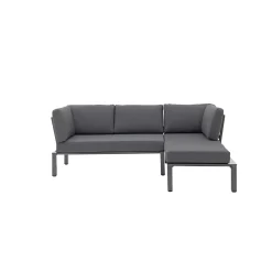 MWH Lounge-Set Widoo, 3-teilig,Aluminium eisengrau