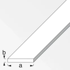 MyTool Flachstange 50 x 3 cm 1m silber