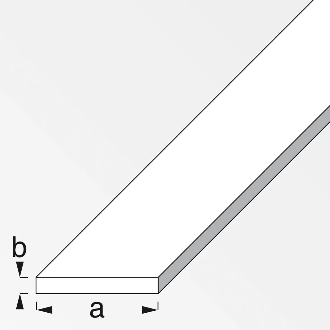 MyTool Flachstange 15 x 2 mm 1m silber