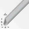 MyTool Rahmenprofil 15 mm 1m schwarz