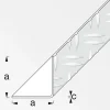 MyTool Riffelblechwinkel 35,5 mm 1m gleichschenklig blank