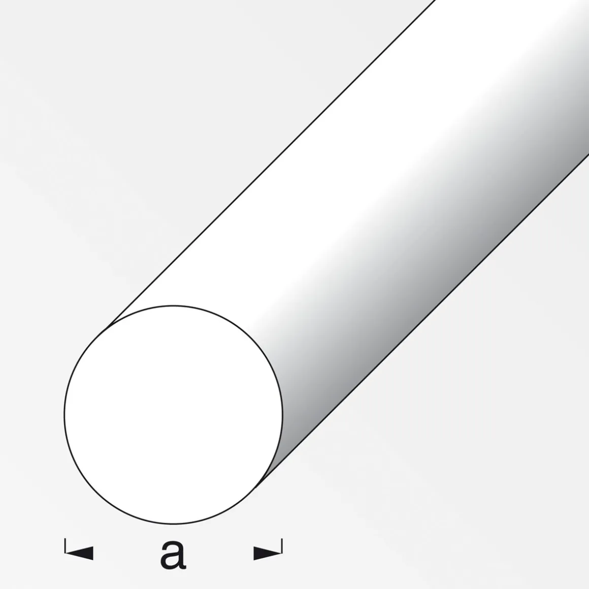 MyTool Rundstange 8 mm 2m warmgewalzt