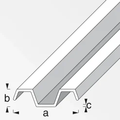 MyTool Spundwand 1m eckig blank