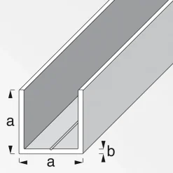 MyTool U-Profil 15,5 mm 2,5m weiß