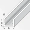 MyTool U-Profil 10 x 11,5 x 1,5 cm 2m silber