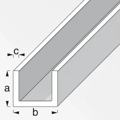 MyTool U-Profil 16 x 16 x 16 x 1,5 mm 1m kaltgewalzt