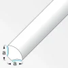 MyTool Viertelkreis-Eckleiste selbstklebend 14 mm 1m weiß