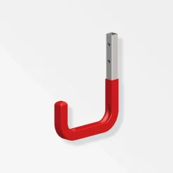 MyTool Wandhaken 114 mm gummiert rot