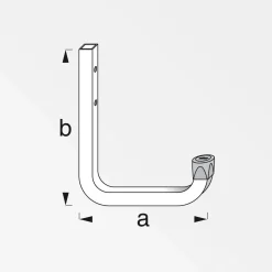 MyTool Wandhaken 80 mm verzinkt