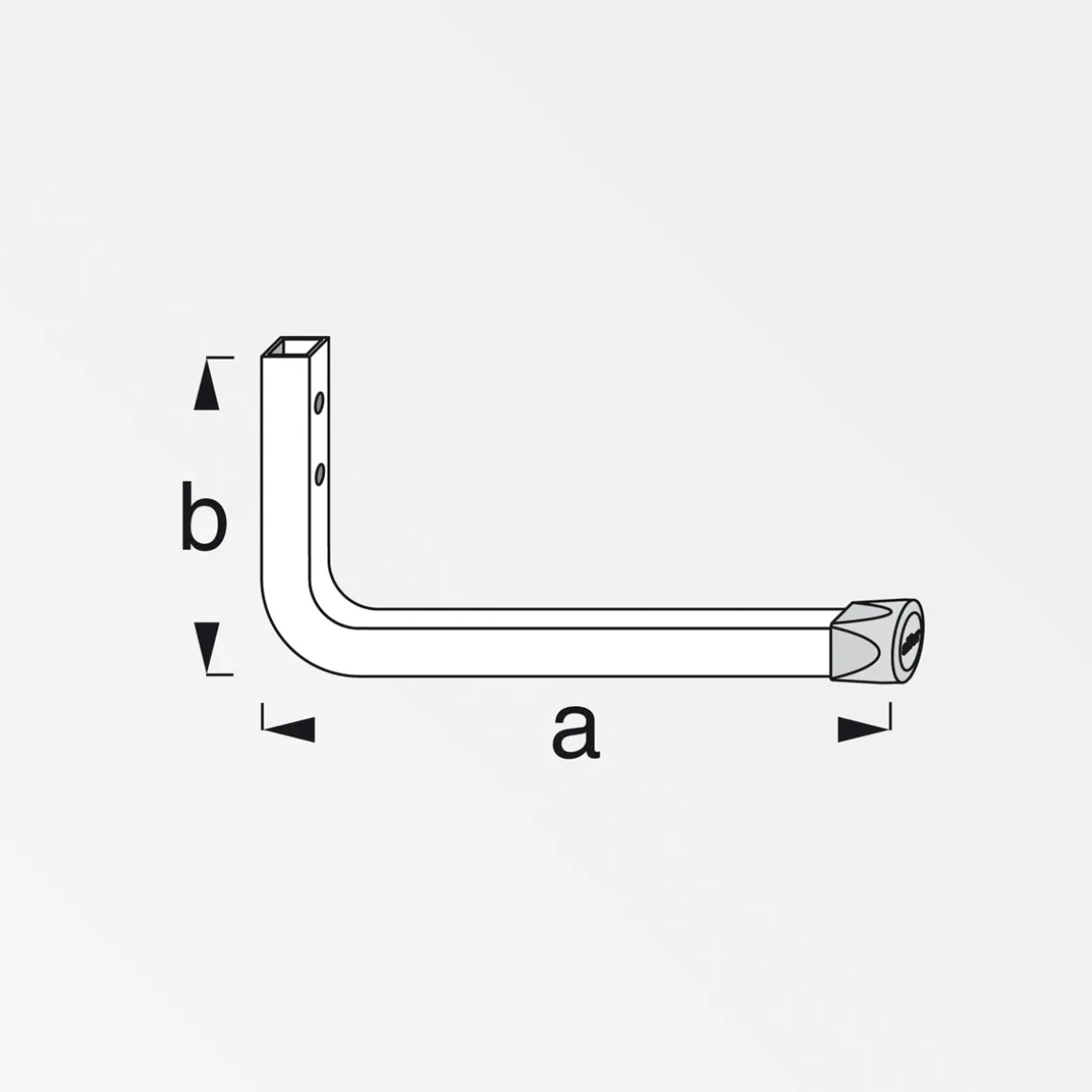 MyTool Wandhaken 350 mm verzinkt