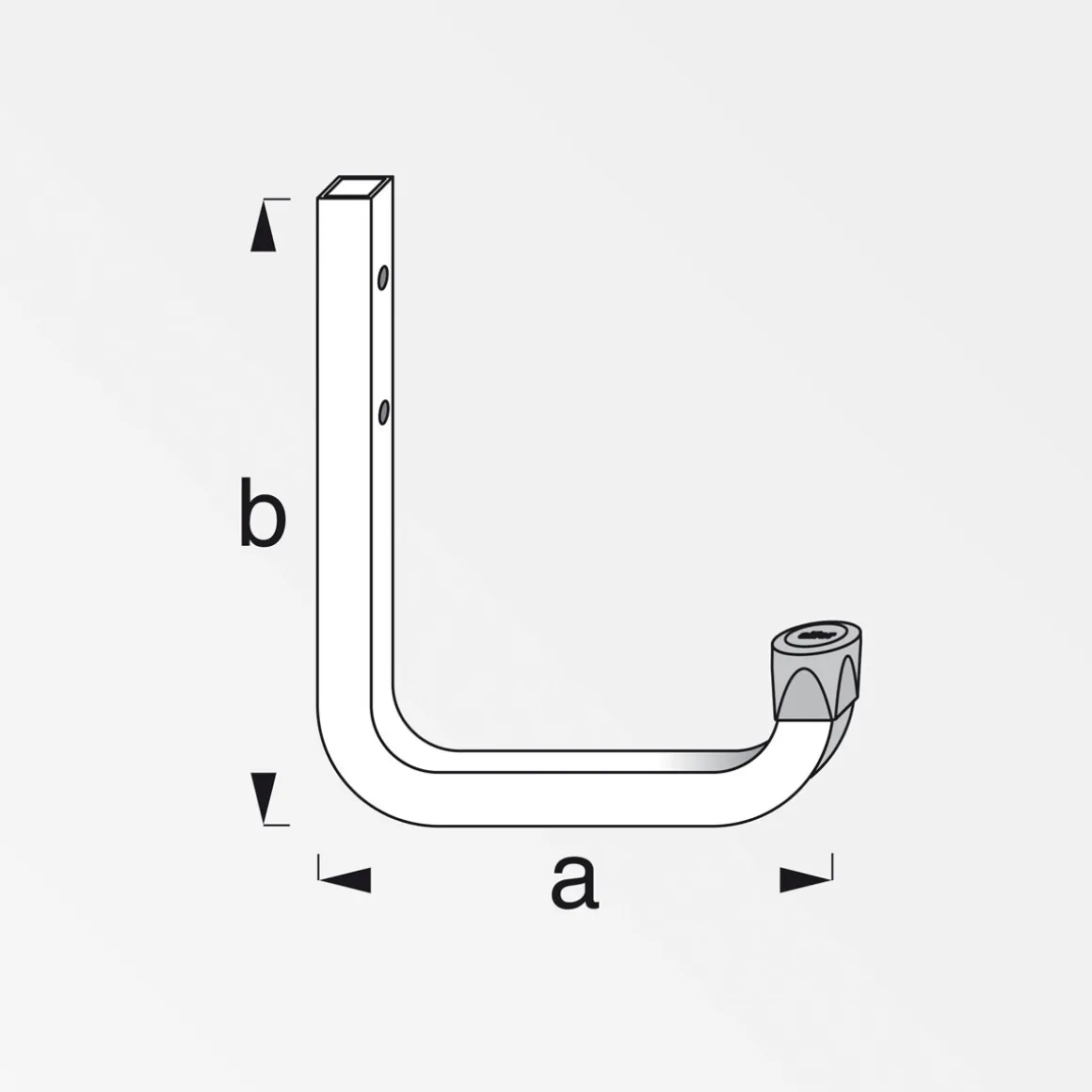MyTool Wandhaken 150 mm verzinkt