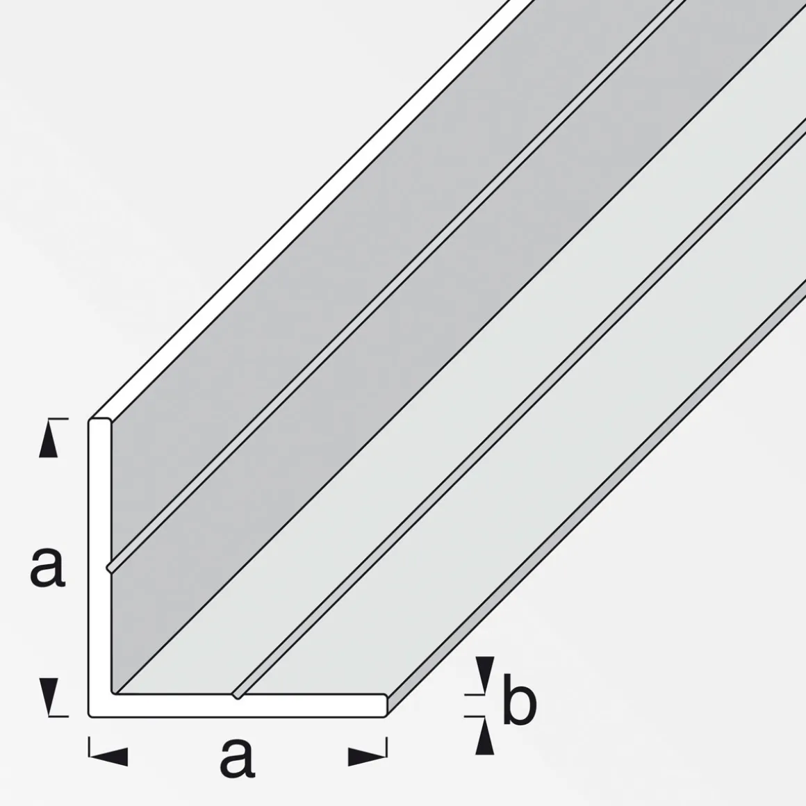 MyTool Winkel 29,5 mm 1m gleichschenklig blank