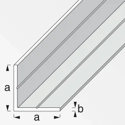 MyTool Winkel 23,5 mm 1m gleichschenklig weiß