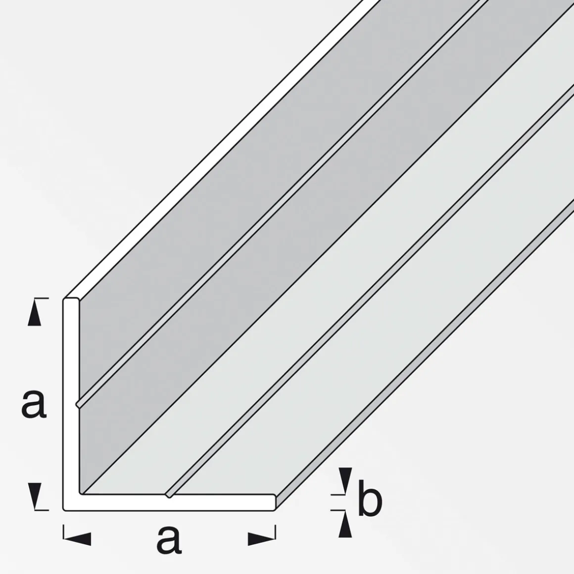 MyTool Winkel 15,5 mm 1m gleichschenklig blank