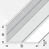 MyTool Winkel 15,5 x 27,5 mm 2,5m ungleichschenklig weiß