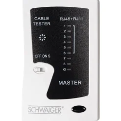 Netzwerkkabeltester f. RJ45 und RJ11