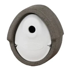Nistkasten oval, grau