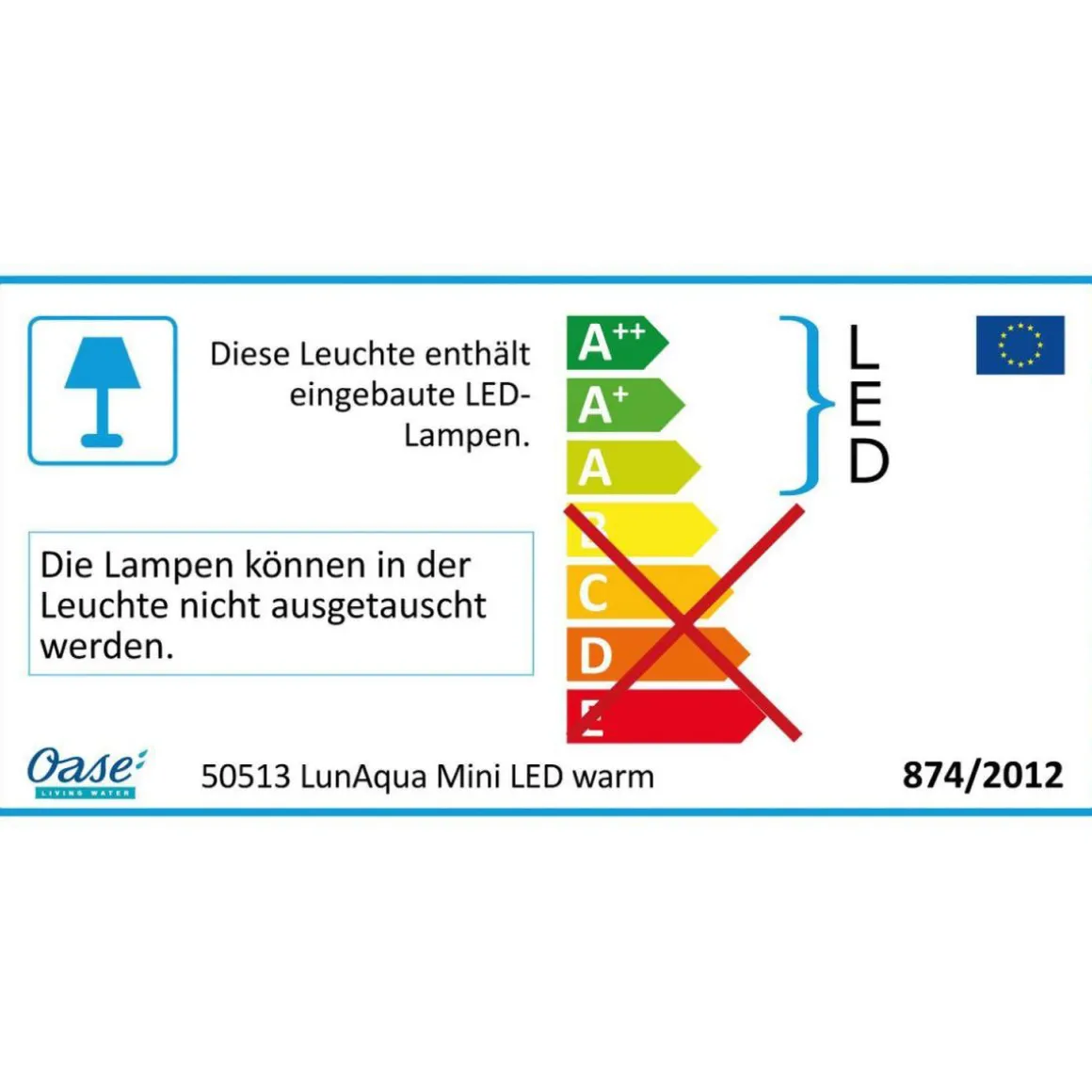 Oase Lunaqua mini-LED warm