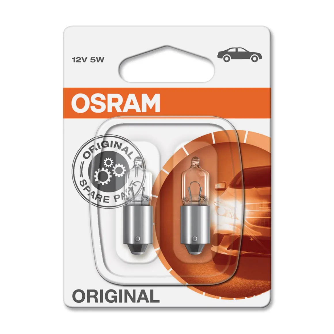 Osram Autolampe BA9S HALO KSN 25 12 V 5 Watt 2 Stück