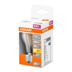Osram LED-Glühlampe E27 75W matt 10,5 x 6 cm