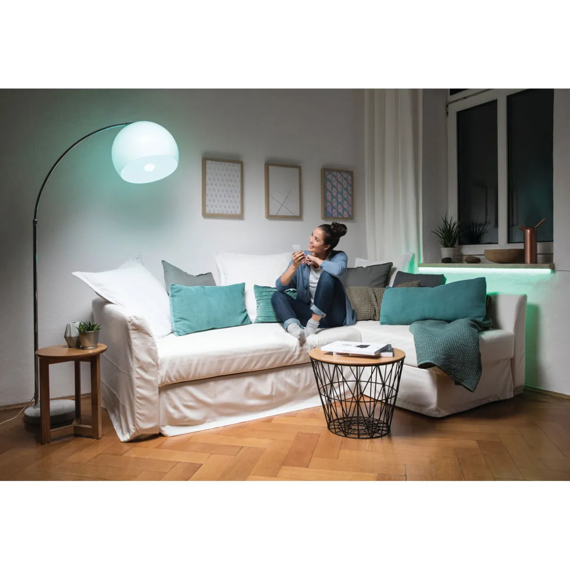 Osram LED-Leuchtmittel dimmbar E27 60W multicolor