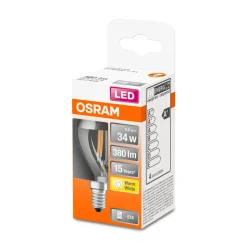 Osram LED-Leuchtmittel silber warmweiß E14 34W