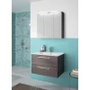 Pelipal LED-Spiegelschrank Trentino inkl Leuchtmittel grau 75 x 70 x 20 cm