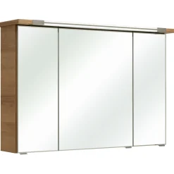 Pelipal Spiegelschrank Trentino Eiche inkl LED-Aufbauleuchte
