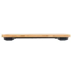 Personenwaage Bambus LCD 30x30 cm braun