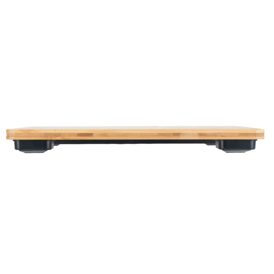 Personenwaage Bambus LCD 30x30 cm braun