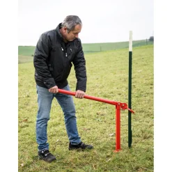 Pfahl-Zieher T-Post rot