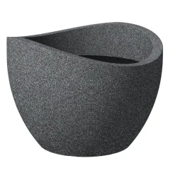 Pflanzengefäß 250/50 Schwarz-Granit