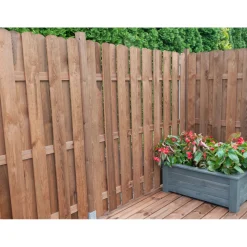Pfosten Sylt 90x90x1900 cm braun