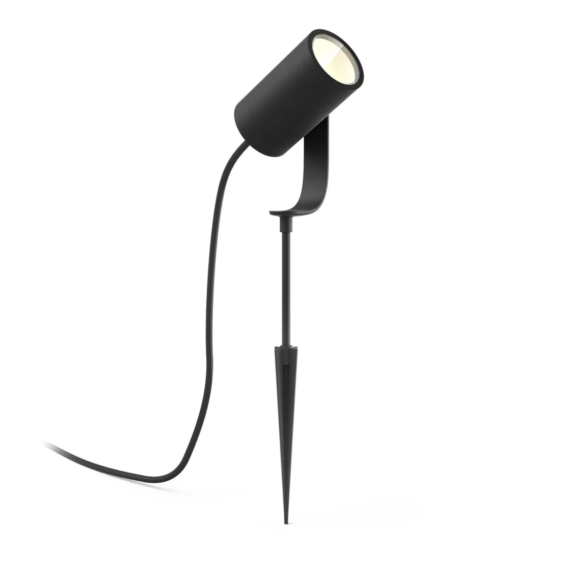 Philips Hue LED-Außenleuchte Lily 19,4 x 8,4 x 7 cm schwarz