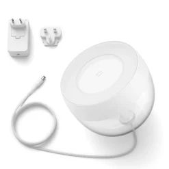 Philips Hue LED-Tischleuchte Iris transparent