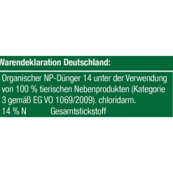Plantiflor BIO Hornmehl 2,5 kg