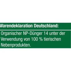 Plantiflor Bio Hornspäne 2,5 kg