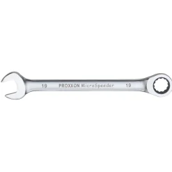 Proxxon Industrial Gabel-Ringschlüssel MicroSpeeder mit Knarrenfunktion 17 mm