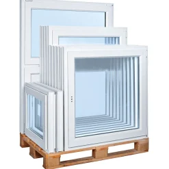 PVC Fenster 71 3-fach Glas 1000/0750RS1flg. DK weiss/weiss