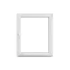PVC Fenster 71 3-fach Glas 1000/0500RS1flg. DK weiss/weiss