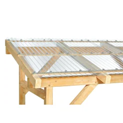 PVC-Wellpappe Sinus transparent 200 x 90 cm