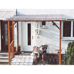 PVC Wellplatte Trapez klar 200 x 90 cm