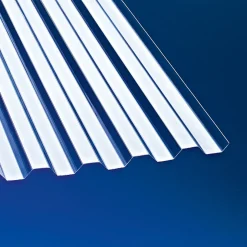 PVC Wellplatte Trapez klar 200 x 90 cm