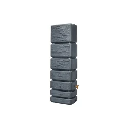 4rain SLIM STONE DECOR Wandtank 350 Liter graphite grey
