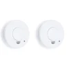 Rauchmelder 2er Set 1-jahres Batterie