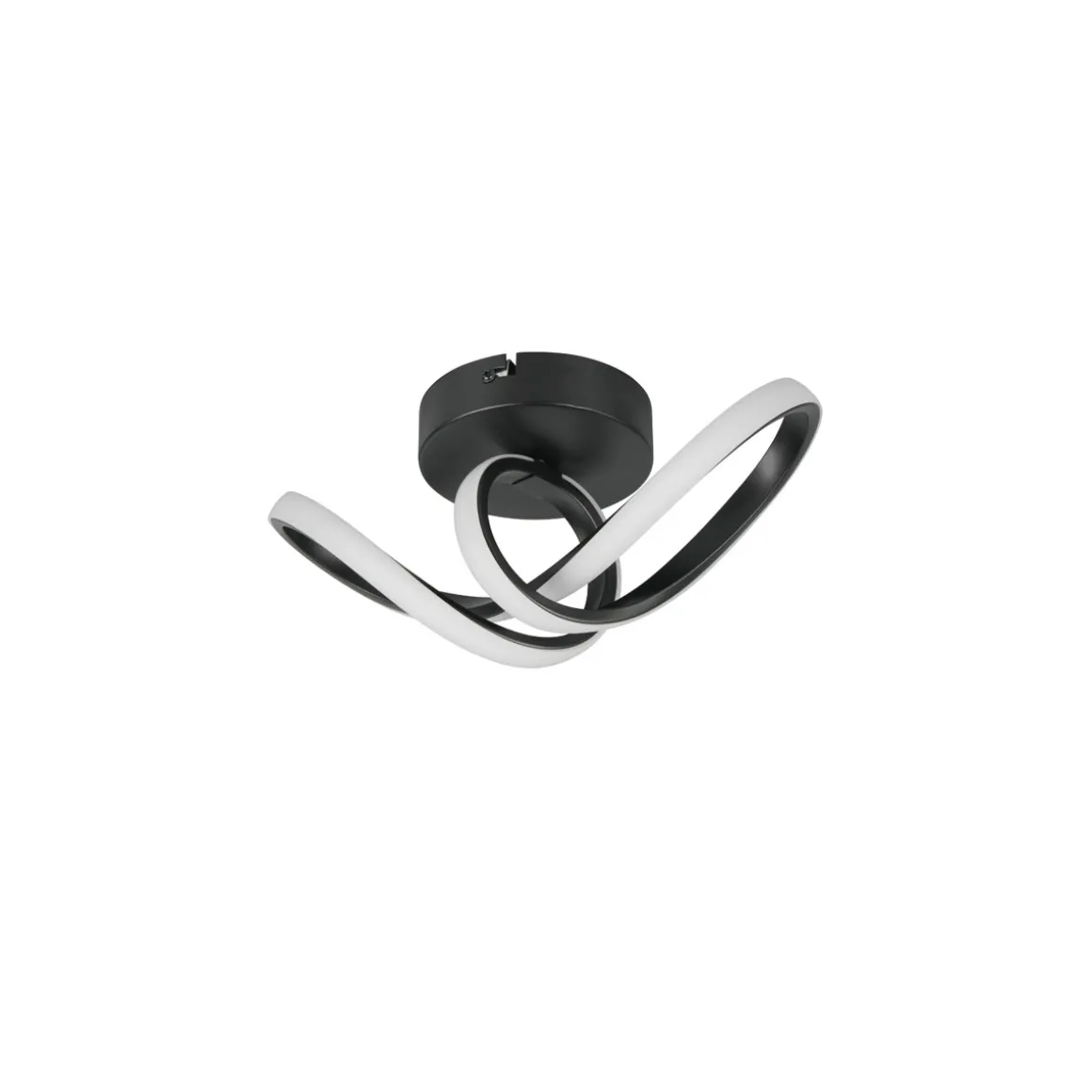 Reality LED Deckenleuchte RUSA schwarz