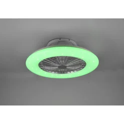 Reality LED-Deckenleuchte Stralsund mit Ventilator weiß
