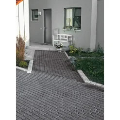 Rechteckpflaster anthrazit, 20x10x6 cm50 Stk./qm, incl. 2 Wuerfel/Lage
