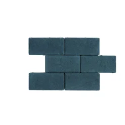 Rechteckpflaster anthrazit, 20x10x6 cm50 Stk./qm, incl. 2 Wuerfel/Lage